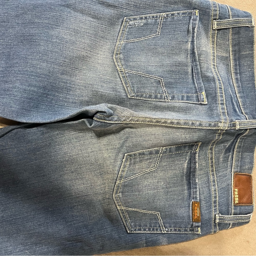 Fossil flare jeans barely worn